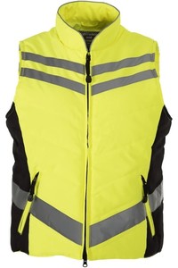 Equisafety Quilted Gilet - Yellow GILY